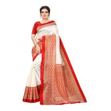 Deals and Offers on Women - PISARA Women's Art Silk Printed Saree With Unstitched Blouse Piece Deals, Discounts & Offers on Women - PISARA Women's Art Silk Printed Saree With Unstitched Blouse Piece