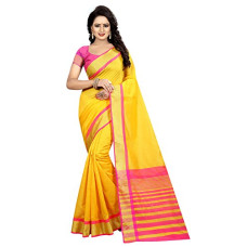 Deals and Offers on Women - Yashika Women's Cotton Silk with Blouse Piece Deals, Discounts & Offers on Women - Yashika Women's Cotton Silk with Blouse Piece