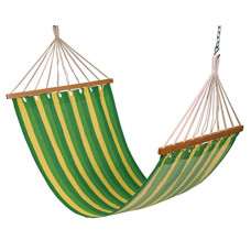 Deals and Offers on Furniture - Hangit Cotton Hammock (Green Leaf, 335 Centimeters) Deals, Discounts & Offers on Furniture - Hangit Cotton Hammock (Green Leaf, 335 Centimeters)