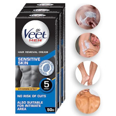 Deals and Offers on Health & Personal Care - Veet Hair Removal Cream For Men, Sensitive Skin, 50g Each (Pack of 3) Deals, Discounts & Offers on Health & Personal Care - Veet Hair Removal Cream For Men, Sensitive Skin, 50g Each (Pack of 3)