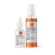 Deals and Offers on Beauty Care - Koric Overnight Glow Kit Night Serum and Exfoliating Cleanser For Reduceing Dark Spots, Stubborn Makeup, Boosts Skin Radiance Deeply Nourishment & Exfoliates Skin with Goodness of Vitamin C (Pack of 2) Deals, Discounts & Offers on Beauty Care - Koric Overnight Glow Kit Night Serum and Exfoliating Cleanser For Reduceing Dark Spots, Stubborn Makeup, Boosts Skin Radiance Deeply Nourishment & Exfoliates Skin with Goodness of Vitamin C (Pack of 2)