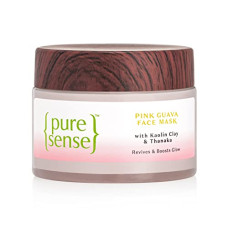 Deals, Discounts & Offers on Beauty Care - PureSense Pink Guava Face Mask with Kaolin Clay & Thanaka for Glowing Skin | Deep Pore Cleansing | Suitable