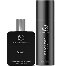 Deals, Discounts & Offers on Beauty Care - The Man Company Black & Bold Perfume Duo | Premium Long Lasting Fragrance for Him | Gift