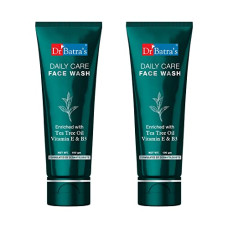 Deals, Discounts & Offers on Beauty Care - Dr. Batra's Daily Care Face Wash, Enriched with Tea Tree Oil, Vitamin E & B3, Reduces Blemishes, Face Wash