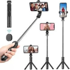 Deals, Discounts & Offers on Electronics - ATSolutions 3 in 1 Portable Selfie Stick Tripod with Bluetooth Remote mobile Stand Tripod(Black, Supports Up to 500 g)
