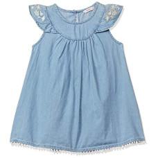 Deals, Discounts & Offers on Baby Care - Fox Baby-Girl's Cotton A-Line Midi Dress