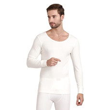 Deals and Offers on Men - Pepe Jeans Men Thermal Vests, OFFWHITE, L Deals, Discounts & Offers on Men - Pepe Jeans Men Thermal Vests, OFFWHITE, L