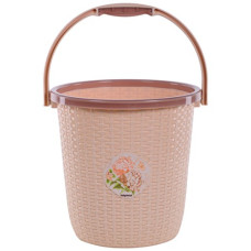 Deals and Offers on Home Improvement - Nayasa Plastic Bucket (22 Cm X 22 Cm X 45 Cm, Brown) Deals, Discounts & Offers on Home Improvement - Nayasa Plastic Bucket (22 Cm X 22 Cm X 45 Cm, Brown)