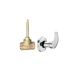 Deals, Discounts & Offers on Home Improvement - CERA Platinum Flush Cock CONSISTING of Exposed Part (Lever, Cartridge Sleeve, Flange) and Concealed Part with Chrome Plating Deck Mount (Pack of 1).