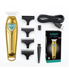 Deals, Discounts & Offers on Beauty Care - VGR V-911 Professional Rechargeable cordless Hair Trimmer with Stainless steel Blades, USB Charging cable, 3 Guide Combs