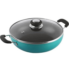 Deals, Discounts & Offers on Cookware - Cello Kadhai with Lid Prima Non-Stick Cookware (Green, Aluminium)