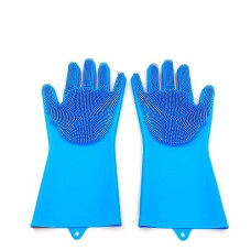 Deals, Discounts & Offers on Home Improvement - GLUN Magic Silicone Dish Washing Glovesfor Kitchen Dishwashing and Pet Grooming, Great