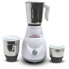 Deals, Discounts & Offers on Personal Care Appliances - Fabiano FAB-MG-03 Tulip 500 Watts Mixer Grinder (3 Jars, White, Grey)