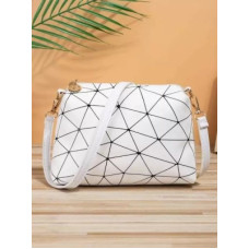Deals, Discounts & Offers on Bags, Wallets & Belts - Grey Sling Bag Attractive Printed Formal Sling Bag