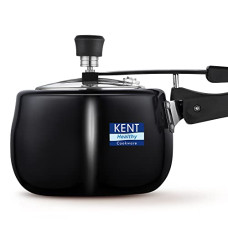 Deals, Discounts & Offers on Cookware - KENT Hard Anodized Body Inside Out Pressure Cooker with SS Inner Lid 3 Litre | SS Lid Food Grade | 3.25 mm Thick Base | Long Lasting Sealing Gasket | Suitable