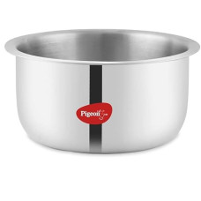 Deals, Discounts & Offers on Cookware - Pigeon Elite Stainless Steel Triply Tope 20 cm, Gas Stove and Induction Compatible