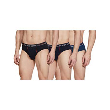 Deals, Discounts & Offers on Men - Dixcy Scott Mens Brief Snug Fit Solid Innerwear (Pack of 3)