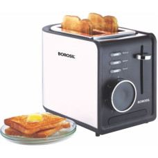 Deals, Discounts & Offers on Personal Care Appliances - BOROSIL KRISPY POP-UP TOASTER SS 850 W Pop Up Toaster(Silver)