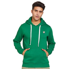Deals, Discounts & Offers on Men - Amazon Brand - House & Shields Men's Cottonblend Hooded & Button Front Hoodie (College Green_XL)