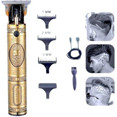 Deals, Discounts & Offers on Trimmers - HAMOFY Professional Golden t99 Trimmer Haircut Grooming Kit Metal Body Rechargeable 11 Trimmer 120 min Runtime 12 Length Settings(Gold)