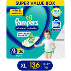 Deals, Discounts & Offers on Baby Care - Pampers Diaper Pants - XL(136 Pieces)