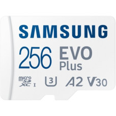 Deals, Discounts & Offers on Storage - SAMSUNG Evo Plus 256 GB MicroSDXC Class 10 130 MB/s Memory Card(With Adapter)