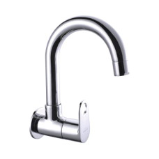 Deals, Discounts & Offers on Home Improvement - Benelave by Hindware BLQCP69043 Kitchen Sink Tap with Swivel Spout, Made of Brass, Wall Mounted
