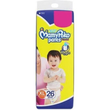 Deals, Discounts & Offers on Baby Care - MamyPoko Pants Standard Diapers - XL Size (26 Pieces) | Pants Standard Diapers, Extra Large Size ( 12 - 17 kg), Pack of 26 - XL(26 Pieces)