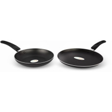 Deals, Discounts & Offers on Cookware - Greenchef Duo Pack ( Black ) Non-Stick Coated Cookware Set(PTFE (Non-stick), 2 - Piece)
