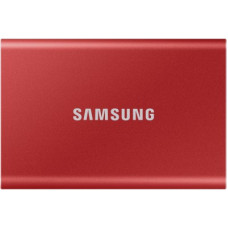 Deals, Discounts & Offers on Storage - [For HDFC Bank Credit Cards] SAMSUNG T7 500 GB External Solid State Drive (SSD)(Red)