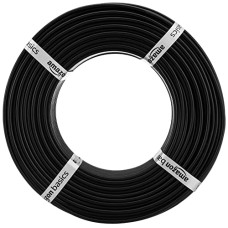 Deals, Discounts & Offers on Home Improvement - AmazonBasics PVC-Insulated, Single-Core, Multistrand Copper Wire(4.0 sq. mm, Black)