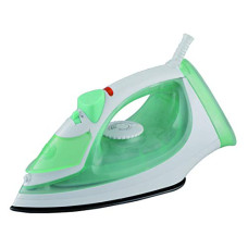 Deals, Discounts & Offers on Irons - Usha SI 3816 Steam Iron 1600 W with Easy-Glide Non-Stick Soleplate, Powerful Steam Output, 280 mL Water Tank (Green & White)