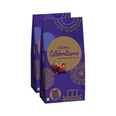 Deals, Discounts & Offers on  - Cadbury Celebrations Premium Selections Chocolate Gift Pack, Assorted, 2 x 217.8 g
