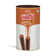 Deals, Discounts & Offers on  - Dukes Waffy Hazelnut Flavoured Rolls Tin (300gm)