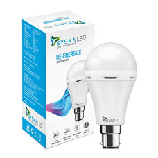 Deals, Discounts & Offers on  - SYSKA 9W B22 6500K Cool Day Light Inverter Rechargeable Emergency Led Bulb Pack of 1