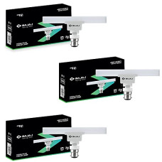 Deals, Discounts & Offers on  - Bajaj 830427 B22 Ivora Plus Linear Cool Day LED Light (Pack of 3, White, 10W)