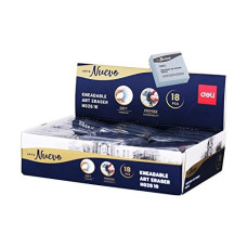 Deals, Discounts & Offers on  - deli Arte Nuevo WH02610 Artist Range Kneadable Eraser (Pack of 12)