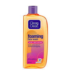 Deals, Discounts & Offers on Beauty Care - Clean & Clear Foaming Facewash For Oily Skin, Brown, 240ml
