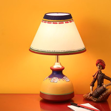 Deals, Discounts & Offers on  - ExclusiveLane Terracotta Home Decorative Bedside Table Lamp