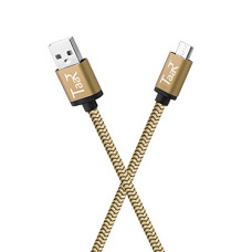 Deals, Discounts & Offers on  - Taar MUBR Micro USB Nylon Braided Data Cable - 3.28 Feet - (1 Meter) - (Beige)