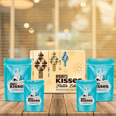 Deals, Discounts & Offers on  - HERSHEY'S Kisses Diwali Gift Pack Cookies 'n' Crme 266g, Chocolate