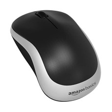 Deals, Discounts & Offers on  - AmazonBasics Wireless Mouse, 2.4 GHz with USB Nano Receiver, Optical Tracking,