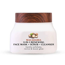Deals, Discounts & Offers on Beauty Care - PureSense Macadamia 3-in-1 Revitalising Face Mask | Scrub and Cleanser | Cleanses Pores | Sulphate & Paraben Free | All Skin Types | 140 ml
