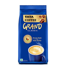 Deals, Discounts & Offers on  - Tata Coffee Grand Classic Instant Coffee | Strong Taste & Rich Aroma | With Flavour Locked Decoction Crystals | 200g Pouch