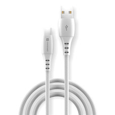 Deals, Discounts & Offers on  - Portronics Konnect A Type-C Cable with 3A Rapid Charging & 480mbps Data Transmission,1 M Cord Length(White)