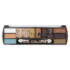 Deals, Discounts & Offers on Beauty Care - L.A. COLORS Day To Night 12 Color Eyeshadow, Sunset (Multicolor) 8 g Matte & Shimmery Finish