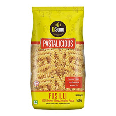 Deals, Discounts & Offers on  - DiSano Pastalicious 100% Durum Wheat Fusilli Pasta, 500g