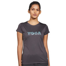 Deals, Discounts & Offers on Women - T-Shirt WMN SG RN WTESSC106 Coal M