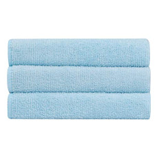 Deals, Discounts & Offers on Home Improvement - Bathla Spic & Span Multi Purpose Micro Fiber Cleaning Cloth - 340 GSM: 30cmx30cm (Pack of 3 - Light Blue)