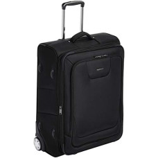 Deals, Discounts & Offers on  - AmazonBasics Expandable Softside Rolling Luggage Suitcase With TSA Lock And Wheels - 71.12 cm, Black